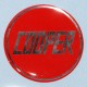 badge autollant 42mm COOPER ROUGE