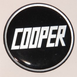 badge autollant 42mm COOPER ROUGE