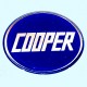 badge autollant 42mm COOPER argent