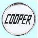badge autollant 42mm COOPER ROUGE