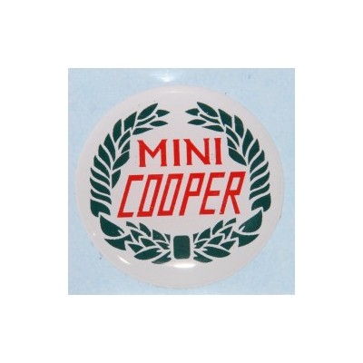 Badge autocollant 42 mm - COOPER lauriers