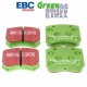 Jeu de plaquettes 7"5 EBC GREEN (Compétition)