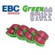 Jeu de plaquettes 8"4 EBC GREEN (Compétition)