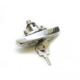 JRC2844-Poignée de malle arriére chromée Mini avec clé