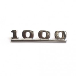 Badge de malle arrière ''1000''