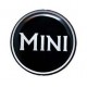 Badge autocollant 42 mm - MINI NOIR
