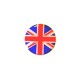 Badge autocollant 27 mm - UNION JACK