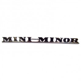Badge arrière Mini Minor