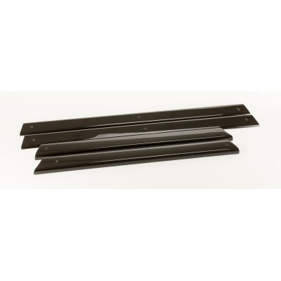 MSA0200-Jeu de 4 baguettes de porte bois noir AUSTIN MINI