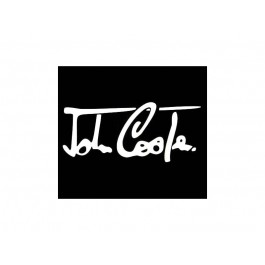 MCC232-Signature JOHN COOPER autocollante blanche