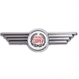 Badge de capot ailes COOPER "lauriers"