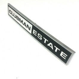 CZH944-Badge rectangulaire de malle "CLUBMAN ESTATE"