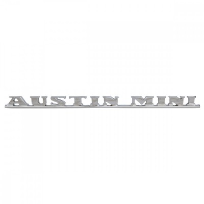 ALA6622-Badge de malle "AUSTIN MINI" lettre chromé