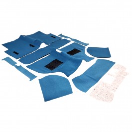Kit moquette thermomoulée bleue Austin Mini 1973 à 1996 - CK962H