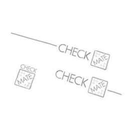 MSSK2208-Jeu de stickers MINI CHECK MATE
