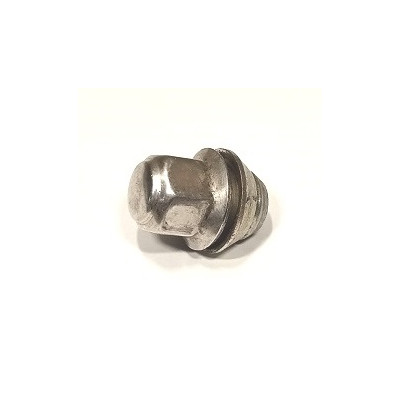 Écrou de roue RRD10009 3/8 UNF avec portée conique, rondelle captive et capuchon inox pour jantes Rover Cooper et Sportspack.