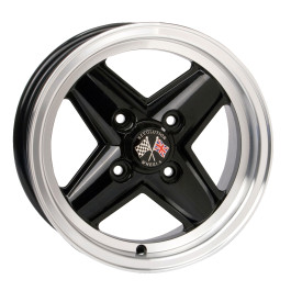 Jante superlight noire mat liseret rouge 5.5x12 - DMO Racing