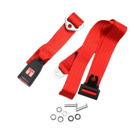 SBS210RED-Ceinture 2 points statics red