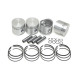 ADU3490-60-Jeu de 4 pistons 998cc +60