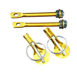 BSP005-Attache capot goupille guidée ALU anodisé OR (paire)
