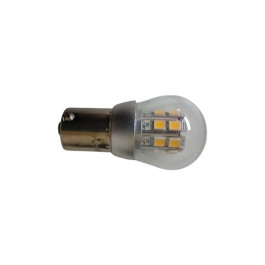 Ampoule led 12v 21w BLANCHE -(clignotants/ feux recul/ feu AR brouillard)