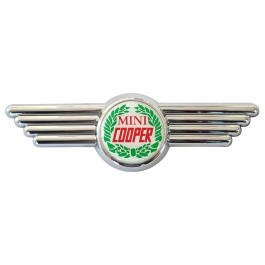 DAH10036SLP-Badge de capot et malle Mini "AILE " Mini cooper