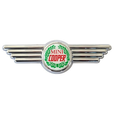 DAH10036SLP-Badge de capot et malle Mini "AILE " Mini cooper