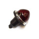 Feu type lucas rouge verre