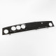 S9159-Tableau de bord bois 3 compteurs lateraux (bois noir)