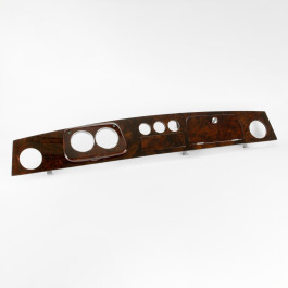 S9075A-Tableau de bord bois 2 compteurs lateraux (ronce de noyer) + 3 jauges