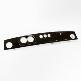 S9235-Tableau de bord bois 2 compteurs lateraux (bois noir ) + 3 jauges