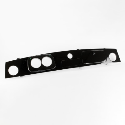 S9157-Tableau de bord bois 2 compteurs lateraux ( Bois noir ) + 3 jauges