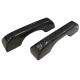 S9641-Paire de poignées d'ouverture de porte Carbone