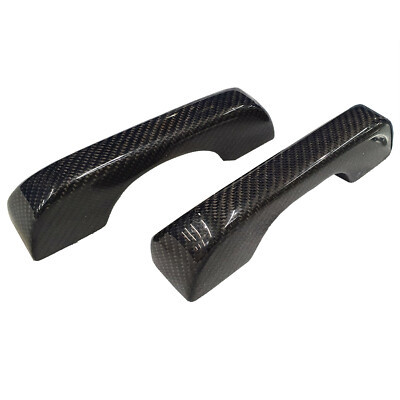 S9641-Paire de poignées d'ouverture de porte Carbone