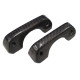 S9641-Paire de poignées d'ouverture de porte Carbone