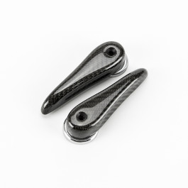 S9640-Paire de poignées d'ouverture de porte Carbone