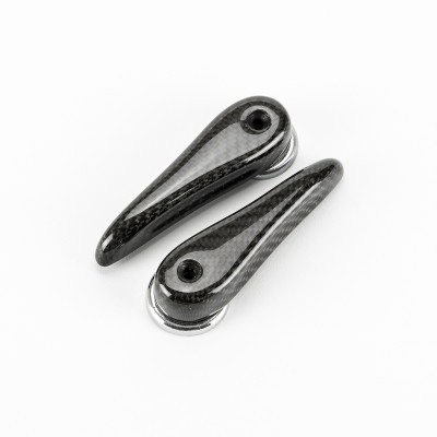 S9640-Paire de poignées d'ouverture de porte Carbone