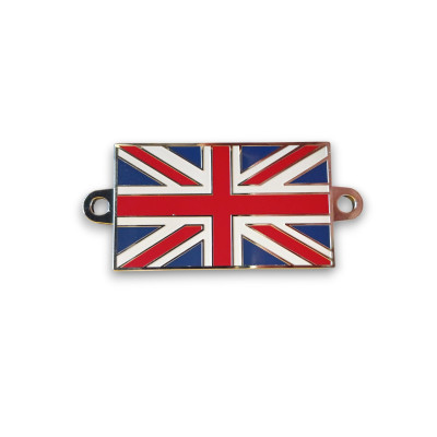 MSA2120-Plaque émaillée UNION JACK à visser