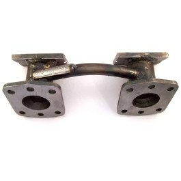 Pipe d'admission double HS2-HS4-HS6-HIF38-HIF44 acier MANIFLOW (Ø44mm)