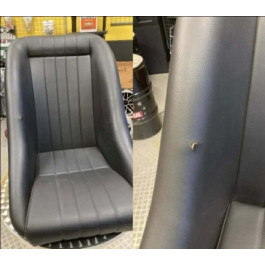 Siège COBRA CLASSIC vinyl noir NEUF avec DEFAUT