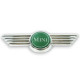 DAH100590MMM-badge de capot et de malle arrière Mini vert