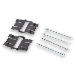gbk1025-Kit montage plaquettes pour etrier Metro 4 pistons (disque ventil&eacute;)