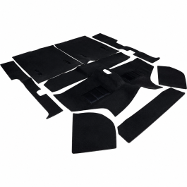 CK973A-KIT MOQUETTE MOULÉE NOIRE MINI VAN & PICK-UP 1973-1980 BOÎTE ROD CHANGE
