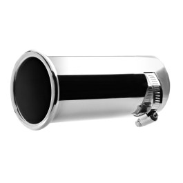 c076-Sortie d'échappement inox à bourrelet diamétre 60mm