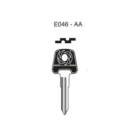 E046 Ébauche de clé de contact pour MG et Austin Rover