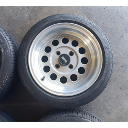 Lot de 4 jantes ATIWE 7Jx13 avec pneus Nankang 175/50R13 d'occasion - Mini & Moke