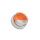 Cabochon de feu avant Lucas L632 blanc/orange avec cerclage pour Mini Moke anglaise.