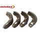GBS733AF Jeu de 4 mâchoires de frein avant Mintex 38,1 mm Austin Mini et Mini Moke