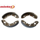 GBS733AF Jeu de 4 mâchoires de frein avant Mintex 38,1 mm Austin Mini et Mini Moke
